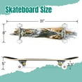 thumbnail image 2 of 31'' Complete Skateboard 7 Layer Canadian Maple Double Kick Deck Skateboards Skate Board for Beginner Adult Gifts, 2 of 5
