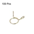 thumbnail image 3 of Unique Bargains Fuel Line Hose Clips, 100 Pack 14mm 65Mn Steel Single Wire Tubing Spring Clamps, 3 of 5