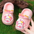 thumbnail image 5 of KPOPLK Toddler Slides Slipper Boys & Girls Slide Sandals for Kids Flip Flops Comfy Shower Slippers Quick Drying Pool Beach Garden Shoes Size 8,Pink, 5 of 5