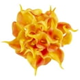 thumbnail image 4 of Pure Garden Artificial Calla-Lily with Stems - Real Touch Fake Flowers - 24 Pc Set (Sunset Orange), 4 of 8
