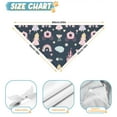 thumbnail image 6 of Dog Bandana 2 Pack,Dark Blue Princess Castle Pattern Bandanas for Dogs,Cat Bandana,Small/ Large Dog Bandana 2 Size,Dog Bandanas, 6 of 6