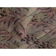 thumbnail image 3 of Ambesonne Forest Themed Quilted Coverlet 3 Pcs, Grunge Leaves Berries, King Size, Dark Pink and Charcoal Grey, 3 of 4