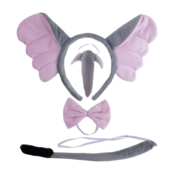 Conjunto de accesorios para disfraz de , tocados, accesorios para fiestas con temática de animales, nariz, pajarita para cumpleaños,
