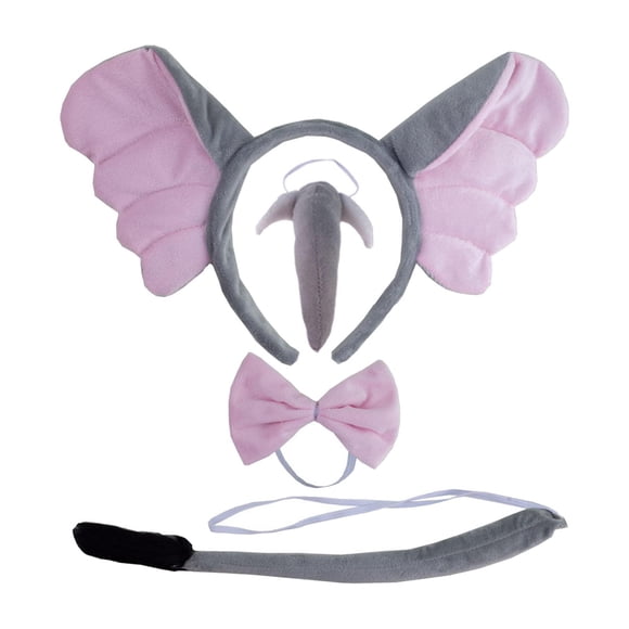 Conjunto de accesorios para disfraz de , tocados, accesorios para fiestas con temática de animales, nariz, pajarita para cumpleaños,