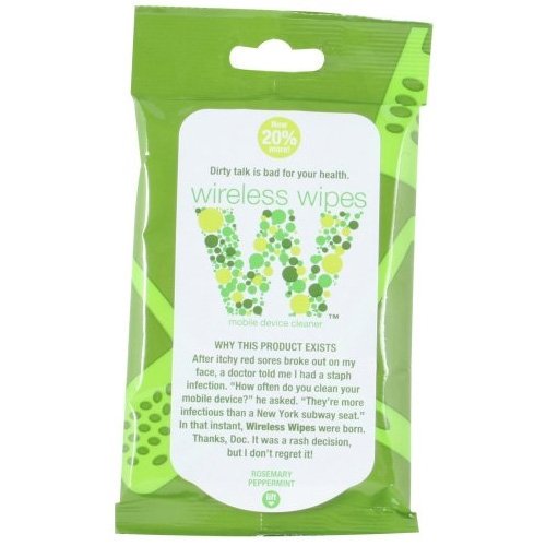 Green Tea Cucumber Wireless Wipes Cell & Portable Electronic