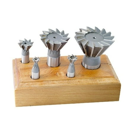 Hhip High Speed Steel Dovetail Cutter Set 3/8 2006-0205