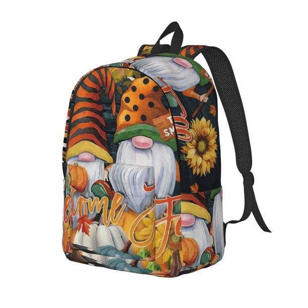 Fotbe Welcom Fall Mochila de Lona con Estampado, Mochila Duradera, Mochila Versátil de Alta Calidad, Mochila Compacta Vintage-Medium