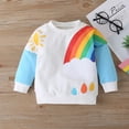 thumbnail image 2 of Durtebeua Toddler Girls Sweatshirts Long Sleeve Shirt Unicorn Crewneck Tops 12-18 Months, 2 of 6