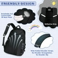 thumbnail image 6 of ZLBDYG 17.3 Inchs Fashion Backpack, Big Student Laptop Backpack Aesthetic Bookbags for College Women Elementary Middle High School Travel Bookbag, Back to School Supplies, 6 of 9