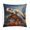 Pattern-2, variant on Pillow Case Oil Painting of A Sea Turtle with Coral And Sea Shells Linen Cushion Case Outdoor Home Decoration 16"x16" Home Decor Throw Pillows Cover Abstract Tortoise Outdoor Pillows