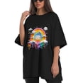 thumbnail image 4 of Women T Shirts and Men Shirt Oversized Shirts Cool Graphic Tees for Men Vintage Streetwear Sweat Casual Shirt L, 4 of 5
