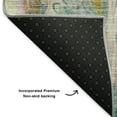 thumbnail image 3 of Addison Rugs Mayfield Washable Contemporary Abstract Green Rectangle Rug, 9' x 12', 3 of 6