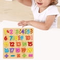 thumbnail image 1 of Rompecabezas de m Juego de rompecabezas de aprendizaje Juego de combinación Juego de construcción preescolar Habilidades básicas ños de 4 Número L Hugo rompecabezas de madera, 1 of 10