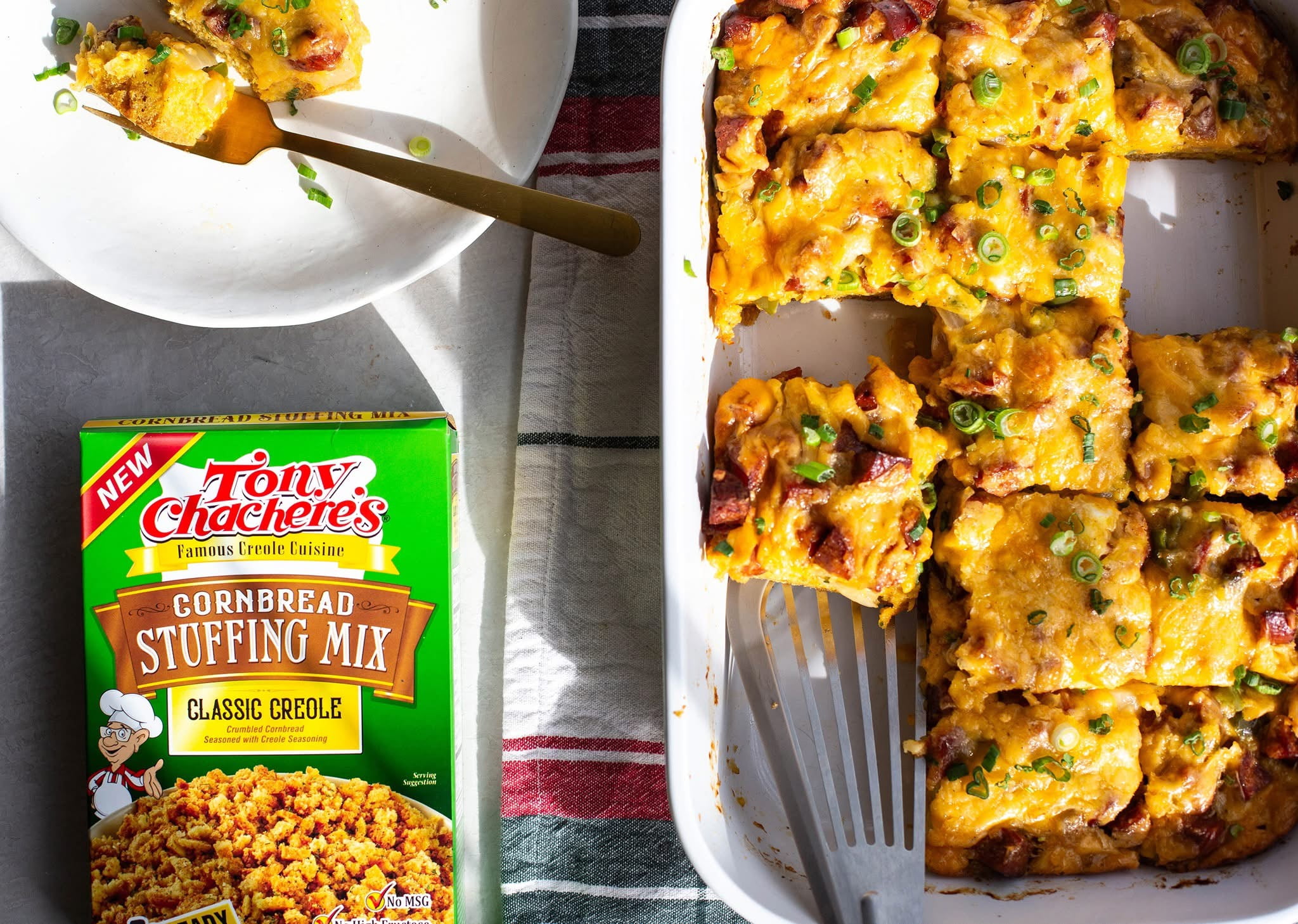 Tony Chachere's, Cornbread Stuffing Mix, Classic, Cajun, 6 oz, Shelf Stable
