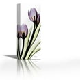 thumbnail image 1 of Tulip in Purple - Contemporary Fine Art Giclee on Canvas Gallery Wrap - wall décor - Art painting - 9 x 27 Inch - Ready to Hang, 1 of 2