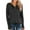 Black, variant on gakvbuo Fall Plus Size Shirts For Women Long Sleeve Henley Tops Pullover With Buttons Down Bloues Casual Loose Fit Pullover V-Neck Tunics Tops Sweatshirts