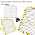 thumbnail image 1 of Visland Soccer Rebounder Net with 20 Elastic Ropes Kickback Football Practice Net Target Goal Rebound Net Beginner Training Aid, 1 of 7