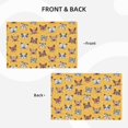 thumbnail image 3 of Placemats Set Of 4 / 6, Abstract Cute Cartoon Cat Face_A Placemats For Dining Table Indoor/Outdoors Heat Resistant Washable Placemats 18" X 12", 3 of 8