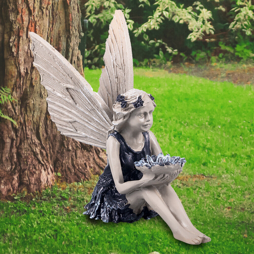 Kqiang Sunflower Fairy Sculpture Garden Landscaping Resin lawn Sitting