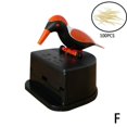 thumbnail image 1 of Bird Toothpick Dispenser Creative Push-type Toothpicks Holder Box Black-Base бι R6J0, 1 of 9