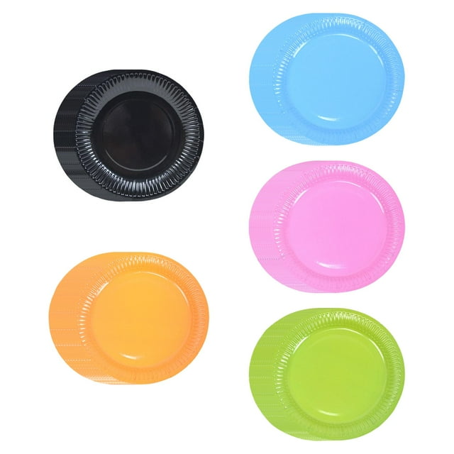 Platos para decoración de cumpleaños resistentes para encimeras de aniversarios Estilo B Yuyangstore platos