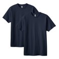 thumbnail image 1 of American Apparel - Playera Unisex de Manga Corta, Estilo G1301, Paquete de 2, True Navy (Paquete de 2), X-Large, 1 of 6