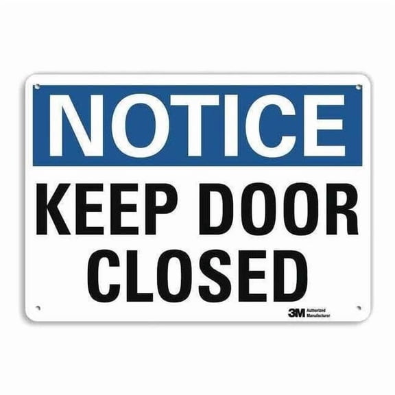 Lyle Notice Sign,7 in x 10 in,Plastic U1-1068-NP_10X7