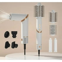 9 in 1 Hair Styler & Blow Dryer Set – New Hair Dryer with Auto Curling Technology, Diffuser, Left & Right Air Curlers, Curling Brush, Straightener Brush & Nozzle