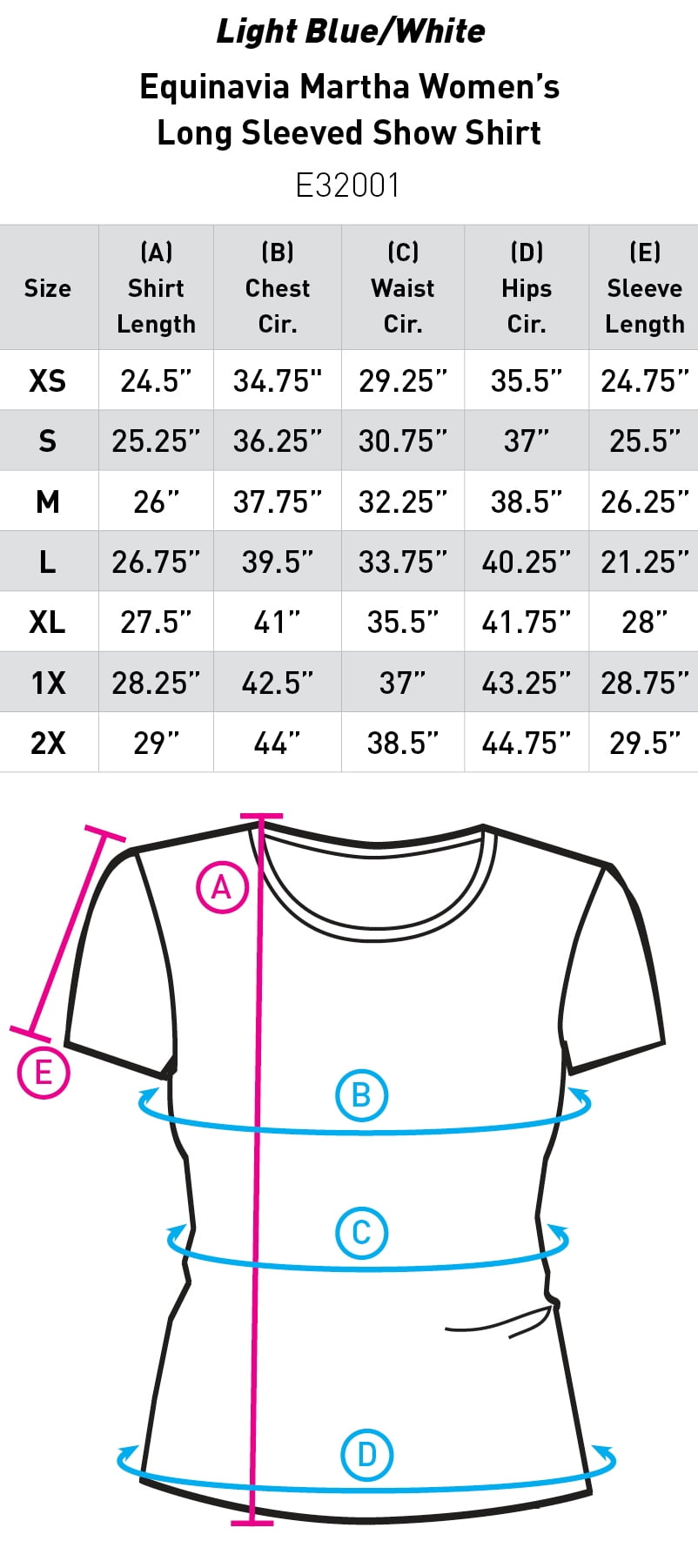Equinavia Martha Womens Equestrian Long Sleeved Show Shirt