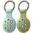 thumbnail image 1 of WILLED Case for AirTag with Keychain Ring, Protective Silicone Holder Tracker Cover with Keyring Compatible with Apple New Air Tag 2021 for Pets, Keys, Luggage, Backpacks, 2 Pack, 1 of 9
