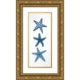 thumbnail image 1 of Shamp, Cindy 12x24 Gold Ornate Wood Framed with Double Matting Museum Art Print Titled - Starfish, 1 of 4