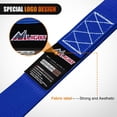 thumbnail image 4 of Nilight Soft Loop 1.7”×17" Motorcycle Tie Down Straps Heavy Duty 12000Lbs Max Break Strength for Securing ATV UTV Kayak Moving Cargo (8PK-Blue), 4 of 8
