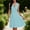 Light Blue women's sleeveless v neck dress a1, variant on Women's Sleeveless V Neck Mini Dress Solid A Line Casual Elegant Beach Short Dresses, Navy 2XL
