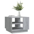 thumbnail image 2 of vidaXL Coffee Table Grey Sonoma 55x55x43 cm Engineered Wood, 2 of 4