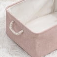 thumbnail image 2 of Cesta de almacenamiento de tela Caja de prueba de agua con asas para Pink_L Sunnimix Cesta de almacenamiento, 2 of 5
