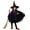 Black, variant on WeeBloom Girls Halloween Outfits Hallowmas Party Dress And Hat Girl Outfit,Black 2-3 Years