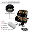 thumbnail image 4 of Chririnla Cross Body Bags Abstract Art Horse, 2 Zippers Crossbody Purse for Travel, Elastic Polyester with Compartments Cell Phone Messenger Bag, 4 of 7