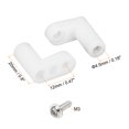 thumbnail image 2 of PCB Plastic Fixed Feet Circuit Board Standoff White Mounting Spacer 20mm with M3 Screw for Game Console, 20 Set, 2 of 6