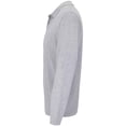 thumbnail image 3 of SOLS  Adult Planet Marl Pique Long-Sleeved Polo Shirt, 3 of 4