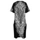 thumbnail image 5 of Vestido holgado de dragón oscuro con flores para mujer traje de manga larga con bolsillos trajes de verano, 5 of 7