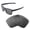Black - Polarized, variant on Walleva Black Polarized Replacement Lenses for Oakley Sliver XL OO9341 Sunglasses