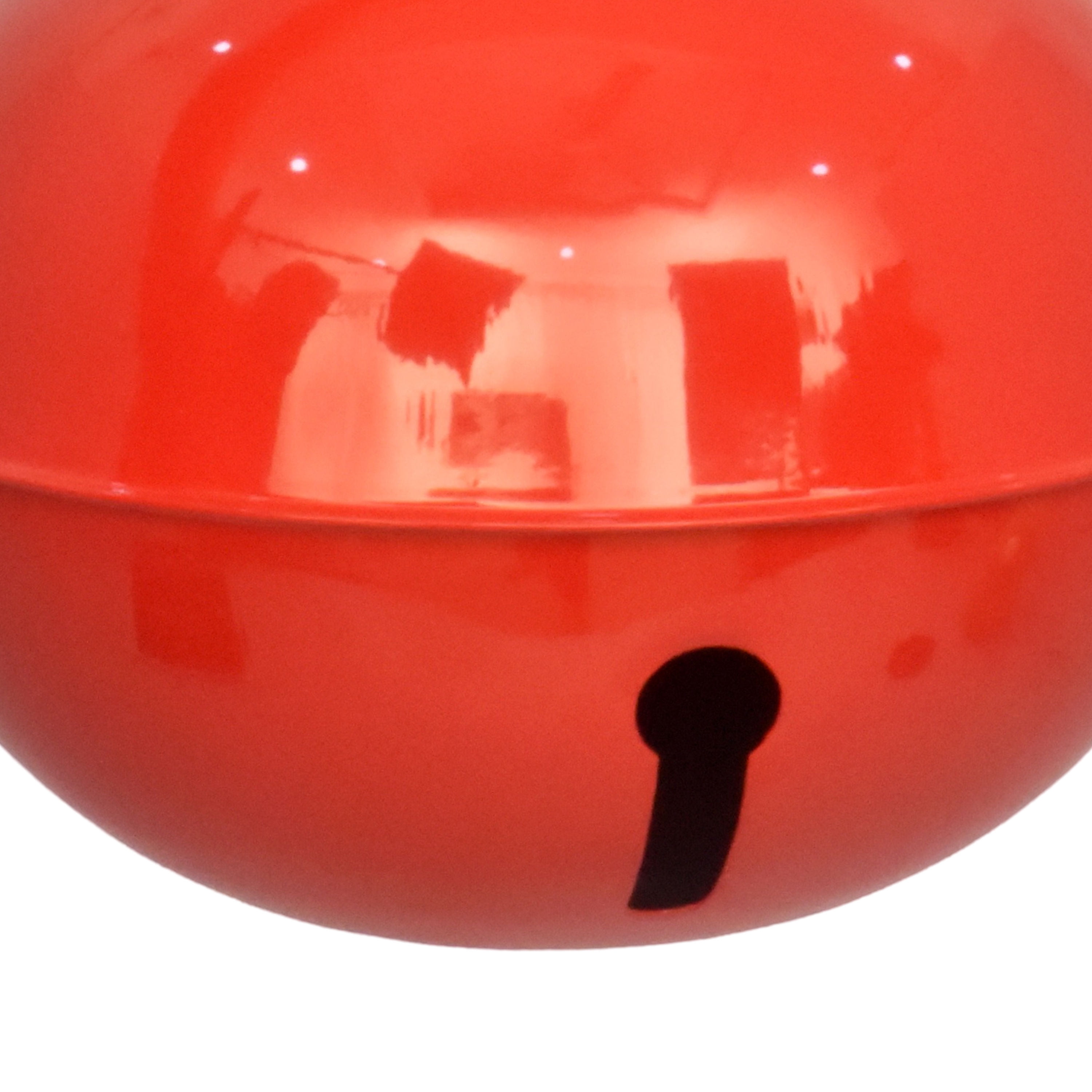 Cloche de Noël en métal surdimensionnée rouge, décoration de Noël, 30 cm, par Holiday Time Grande clochette en métal rouge