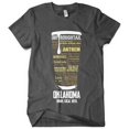 thumbnail image 2 of Oklahoma Beer Shirt - Black, Small | Typography Print Beer Lover Gift for Men, 2 of 2