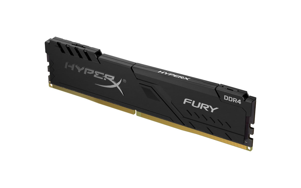 HyperX Fury 32GB 3000MHz DDR4 Ram CL16 DIMM 1Rx8 Black Single Desktop with low-profile heat spreader - Walmart.com