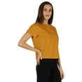 thumbnail image 2 of Inkmeso T-Shirt à Manches Courtes pour Femmes Épaules Tombantes Col Rond T-Shirts d'Été Décontractés, 2 of 7