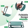 thumbnail image 5 of 1pc Foldable Garden Kneeling Stool, Durable Metal Construction, Non-Slip & Space-Saving Design, Green Portable Stool for Indoor & Outdoor Gardening Use, 5 of 7