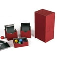 thumbnail image 3 of pitrice Trading Card Deck Box Holder Case Dividers Trading Card Deck Storage Trading Card Deck Case Organizer for MTG Card Dice Red, 3 of 9
