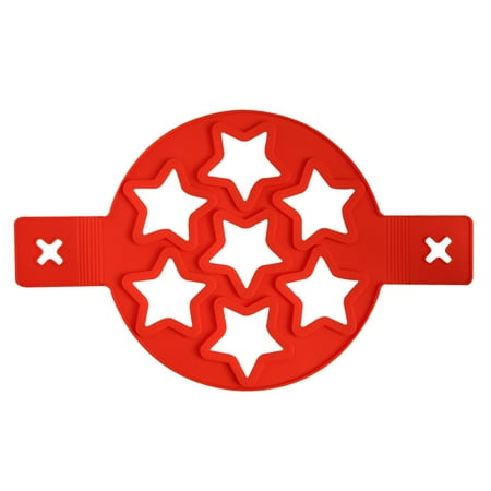 

Non-stick Pancake Mold Ring Silicone Egg Fry Mold Reusable Pancake Maker Egg Ring Kitchen Cooking Baking Tools