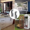 thumbnail image 4 of Bisagras de 2 piezas Bisagra de acero inoxidable, Bisagra de puerta atornillada, Bisagra atornillada para puertas, Bisagras de renovación, 4 of 5