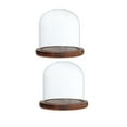 thumbnail image 1 of Cúpula transparente con base de madera.,Cúpula de vidrio con base,Campana de cristal,Cúpula de exhibición de vidrio,Cubierta de vidrio,Botella de paisaje de jardín,Soporte de bricolaje, 1 of 9